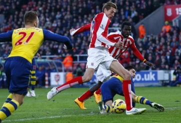 Video clip bàn thắng: Stoke City 3-2 Arsenal - Pháo thủ gục ngã