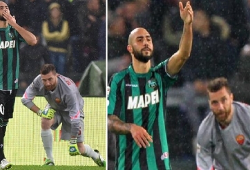 VIDEO: Thủ môn AS Roma ''biếu không'' bàn thắng khó tin