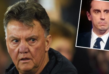 Bị gọi là Chó và Vịt, Van Gaal nổi máu điên với Neville