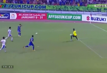 VIDEO: Phút 44' - Tình huống Chappuis bỏ lỡ cơ hội nâng tỷ số cho Thái Lan