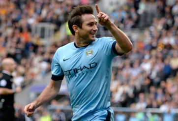 VIDEO: Phút 40' - Lampard mang về bàn mở tỷ số cho Man City