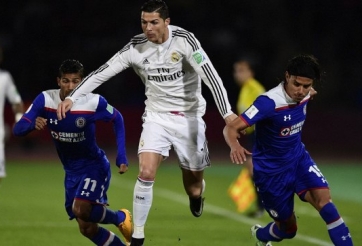 VIDEO: Ronaldo không thể ghi bàn trong ngày Real thắng đậm Cruz Azul