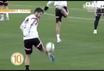 VIDEO: Isco trổ tài tâng bóng bằng ...gót siêu đỉnh