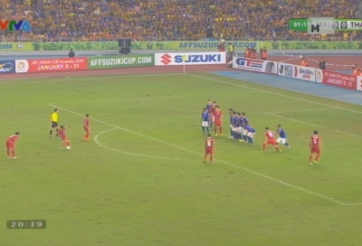 VIDEO: Phút 82' - Chappuis rút ngắn tỷ số xuống 1-3 cho Thái Lan