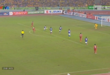 VIDEO: Phút 87' - Chanathip rút ngắn tỷ số xuống 2-3 cho Thái Lan