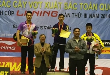 Tiến Minh vô địch giải các cây vợt xuất sắc toàn quốc 2014