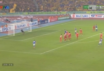 VIDEO: Phút 57' - Safiq Rahim nâng tỷ số lên 3-0 cho Malaysia