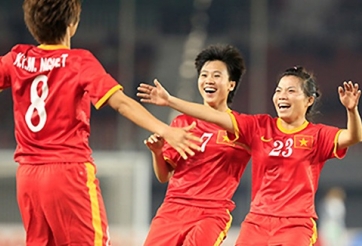 Kết thúc năm 2014: ĐT nữ Việt Nam vẫn xếp sau Thái Lan
