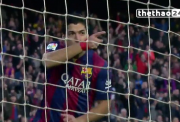 VIDEO: Bàn thắng đầu tiên của Suarez tại La Liga 2014/15