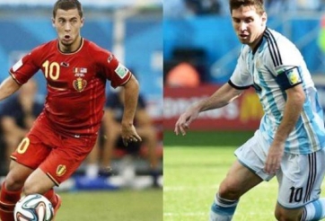 VIDEO: So tài lừa bóng của Eden Hazard vs Lionel Messi