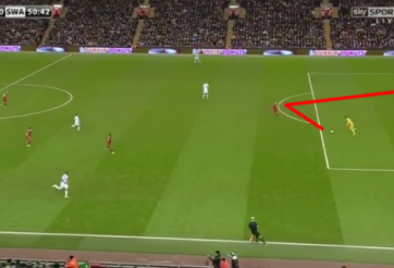 VIDEO: Thủ thành Fabianski phá bóng bất cẩn biếu không cho Liverpool bàn thắng