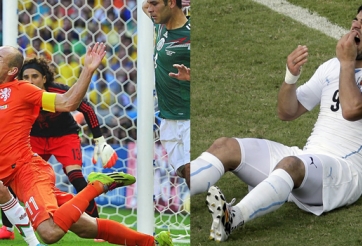 VIDEO: Robben, Suarez, Ronaldo và những pha ăn vạ thô thiển nhất năm 2014