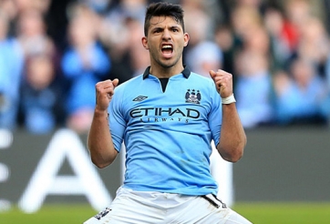 Sergio Aguero mang tin vui đến cho Man City
