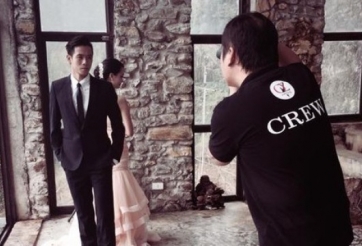 Lộ ảnh cưới của Văn Quyết và Huyền My