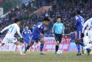 Video clip bàn thắng: Than Quảng Ninh 0-1 Hà Nội T&T - Người hùng Samson