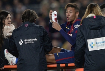 Cận cảnh hình ảnh Neymar bị ‘chém’ rướm máu
