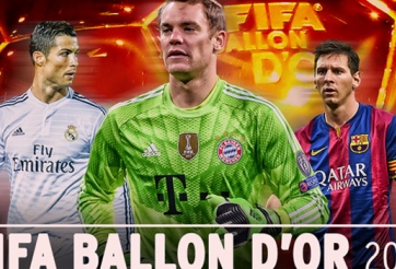 Hôm nay công bố danh hiệu Quả bóng Vàng 2014