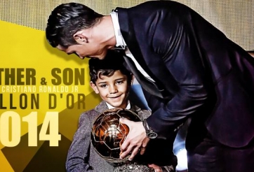 VIDEO: Ronaldo giới thiệu con trai với Messi