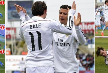 Video clip bàn thắng: Getafe - Real Madrid - Đẳng cấp là quá chênh lệch