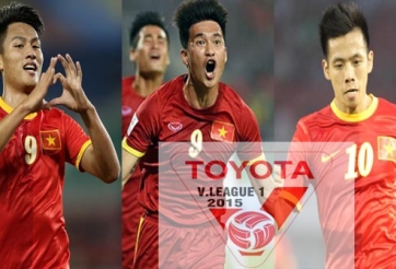 Những chân sút của ĐT Việt Nam vẫn đang “im lặng” tại V-League 2015