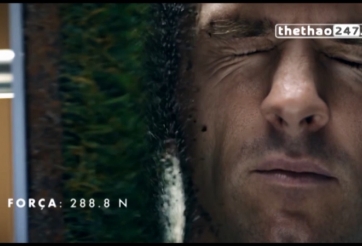 VIDEO: Messi bị ''dập mặt'' với ...cỏ trong thử thách của Gillette