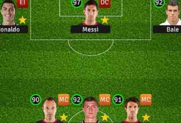 Pique chọn 4 ngôi sao Real Madrid vào đội hình ưa thích