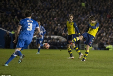 Video clip bàn thắng: Brighton & Hove - Arsenal - Thách thức khó chịu