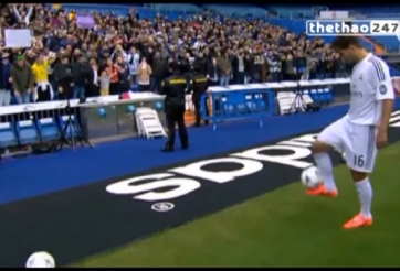 VIDEO: Lucas Silva trình diễn kĩ thuật cá nhân trong buổi ra mắt Real Madrid