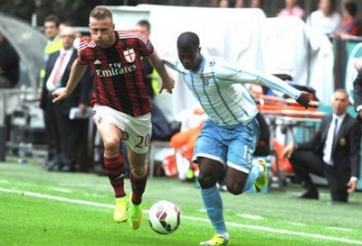 Video clip bàn thắng: AC Milan - Lazio - Thành Milan thất thủ