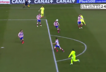 VIDEO: Jordi Alba hỗ trợ phản công thần tốc giúp Barca ấn định chiến thắng