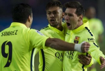 VIDEO: Pha phối hợp ghi bàn tuyệt đẹp của bộ ba Messi-Suarez-Neymar