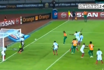 Video clip bàn thắng: CHDC Congo 1-3 Bờ Biển Ngà (Bán kết CAN 2015)