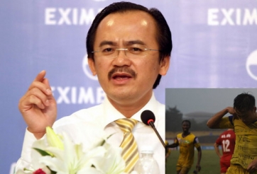 Chủ tịch VPF 'thưởng nóng' cho Hồ Tuấn Tài của SLNA