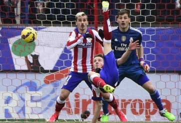 VIDEO: Pha móc bóng ghi bàn tuyệt đẹp của Atletico vào lưới Real