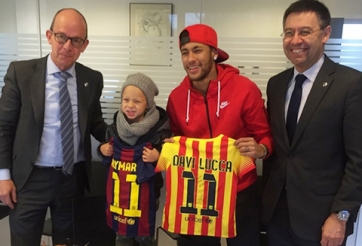 Con trai Neymar chính thức gia nhập Barca