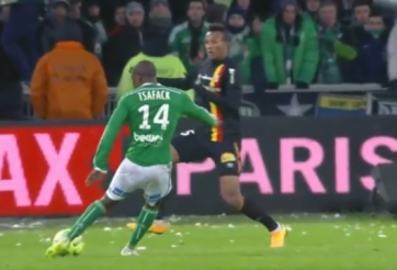 Video clip bàn thắng: Saint Etienne - Lens - Rượt đuổi tỉ số