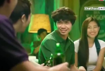 VIDEO: Công Phượng đóng quảng cáo bia