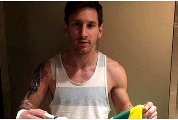 Messi lộ hình xăm mới đầy bí ẩn