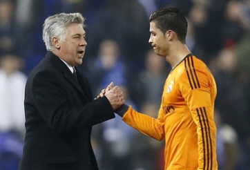 HLV Ancelotti lên dây cót tinh thần cho Ronaldo