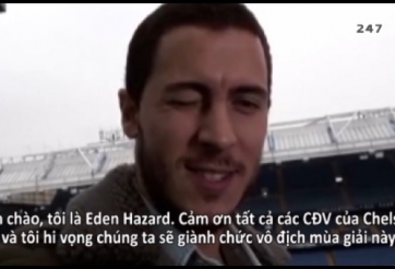 VIDEO: Eden Hazard trả lời phỏng vấn sau khi gia hạn hợp đồng với Chelsea
