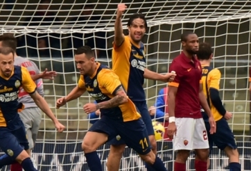 VIDEO: Hellas Verona 1-1 AS Roma (Vòng 24 Serie A 2015)