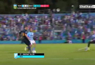 VIDEO: Siêu phẩm lốp bóng mẫu mực của Carlos Tevez mới