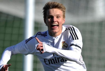 VIDEO: Bàn thắng đầu tiên của 'thần đồng' Odegaard cho Real Madrid