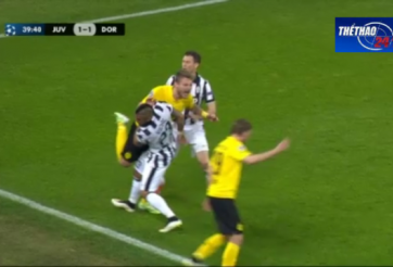 VIDEO: Những pha bóng bạo lực trận Juventus - Dortmund