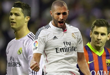 Thống Kê: Benzema sánh ngang với CR7 và Messi