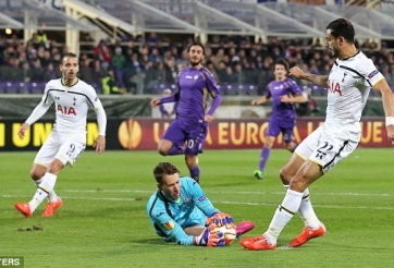 Video clip bàn thắng: Fiorentina - Tottenham Hotspur - Gà im tiếng gáy