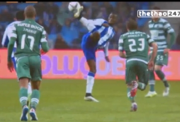 VIDEO: Pha đánh gót kiến tạo đẹp hơn Ibrahimovic của cầu thủ Porto