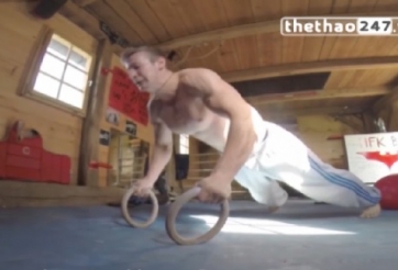 VIDEO: Cách tập chống đẩy cực khó và mới lạ