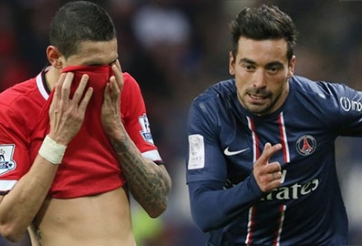 Man Utd tính đổi Di Maria lấy Lavezzi