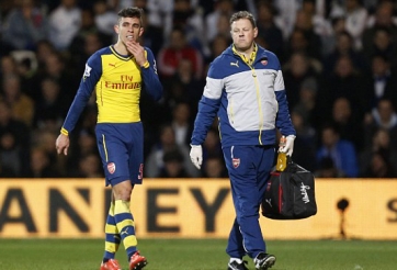 Arsenal mất tân binh Gabriel Paulista 3 tuần